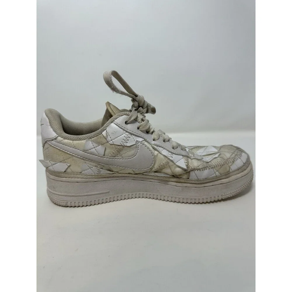 Nike Air Force 1 Billie Eilish Triple White Low Top Shoe -‎ Men 8 Women 9.5